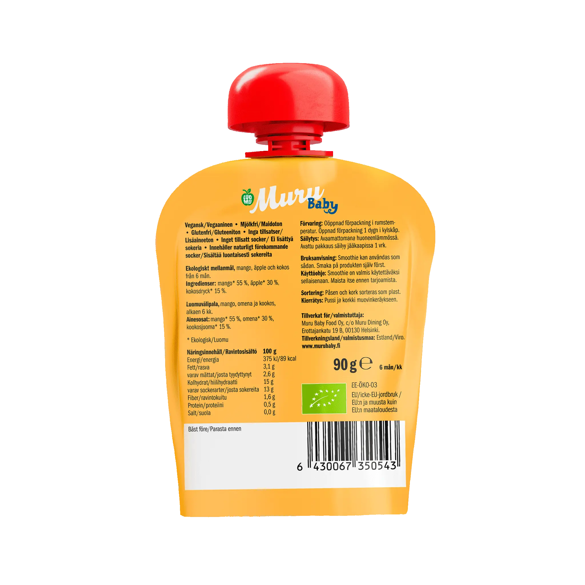 Mangolassi | (12 x 90g) - Muru Baby Verkkokauppa