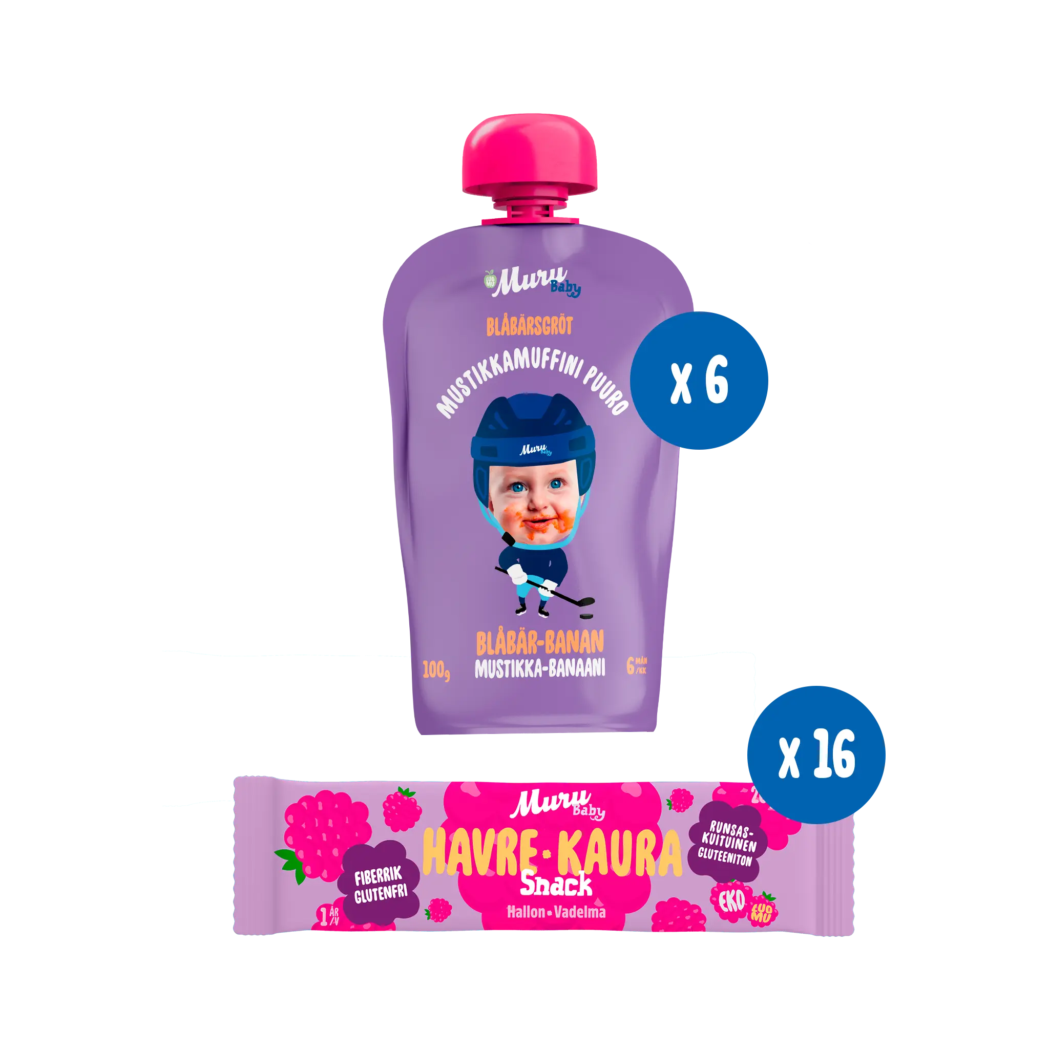 Aamu & Välipala Mix muru-baby