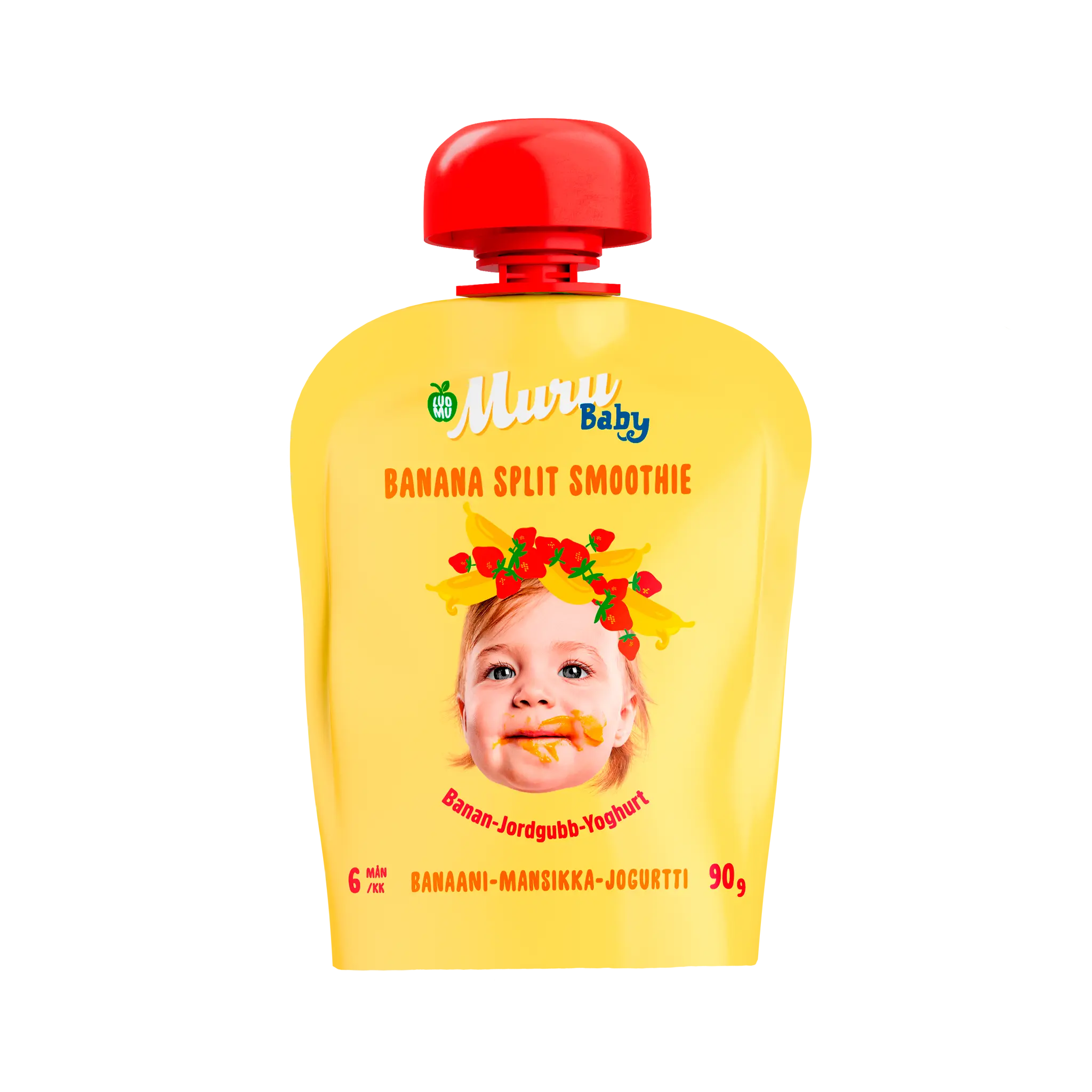 Banana split | (12 x 90g) - Muru Baby Verkkokauppa