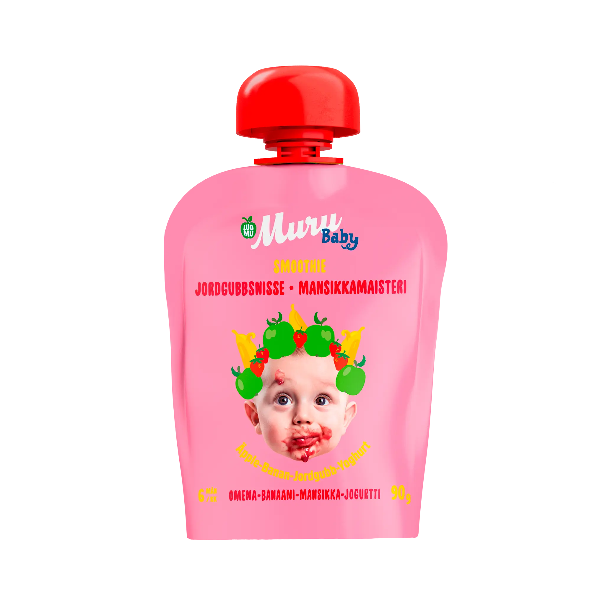 Mansikkamaisteri | (12 x 90g) - Muru Baby Verkkokauppa