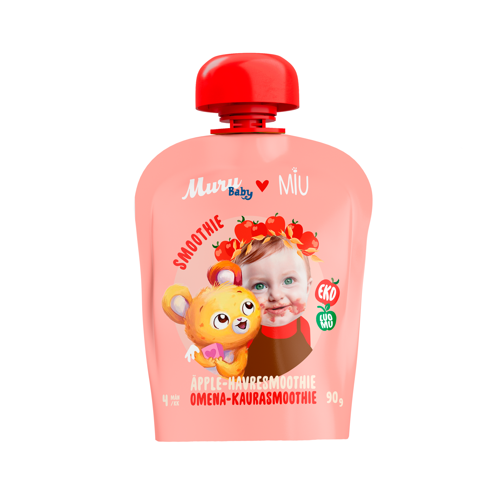 Miu omena-kaurasmoothie | (14 x 90g)