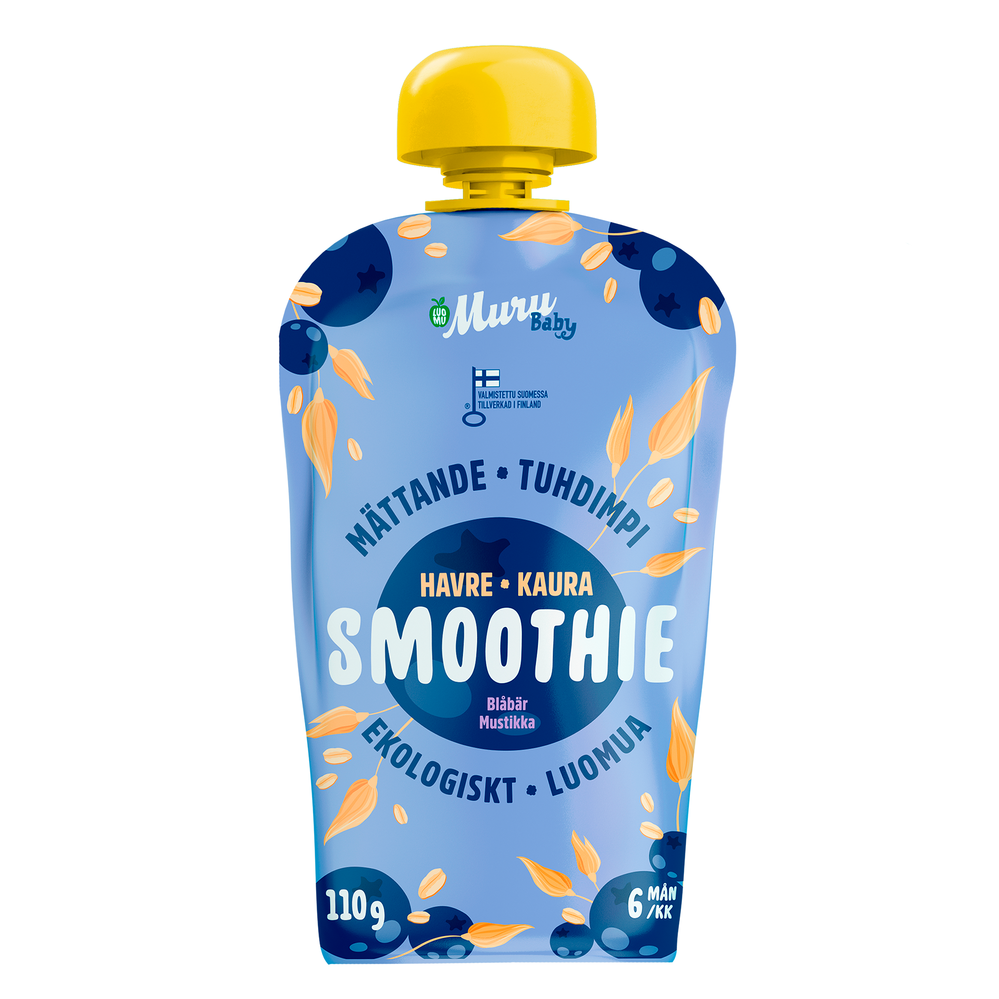 Mustikka kaurasmoothie | (16 x 110g)