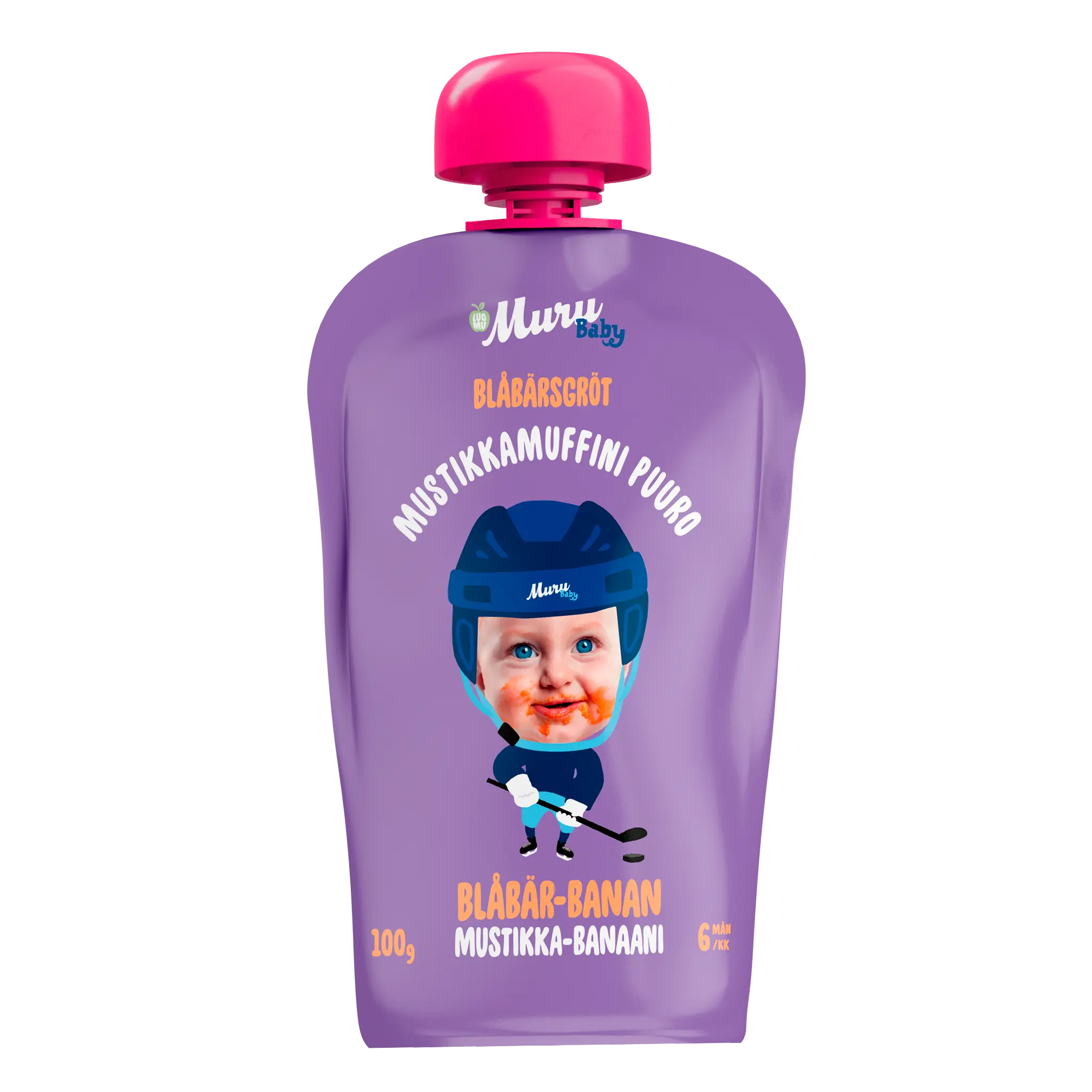 Mustikkamuffini puuro | (6 x 100g) - Muru Baby Verkkokauppa