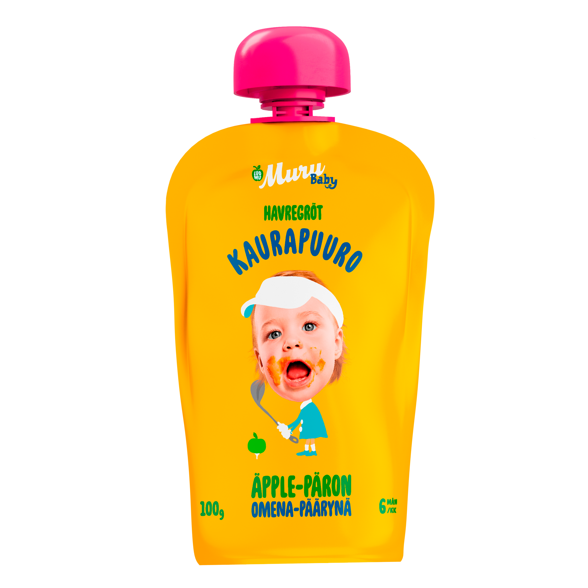 Omena-päärynä kaurapuuro | (6 x 100g)