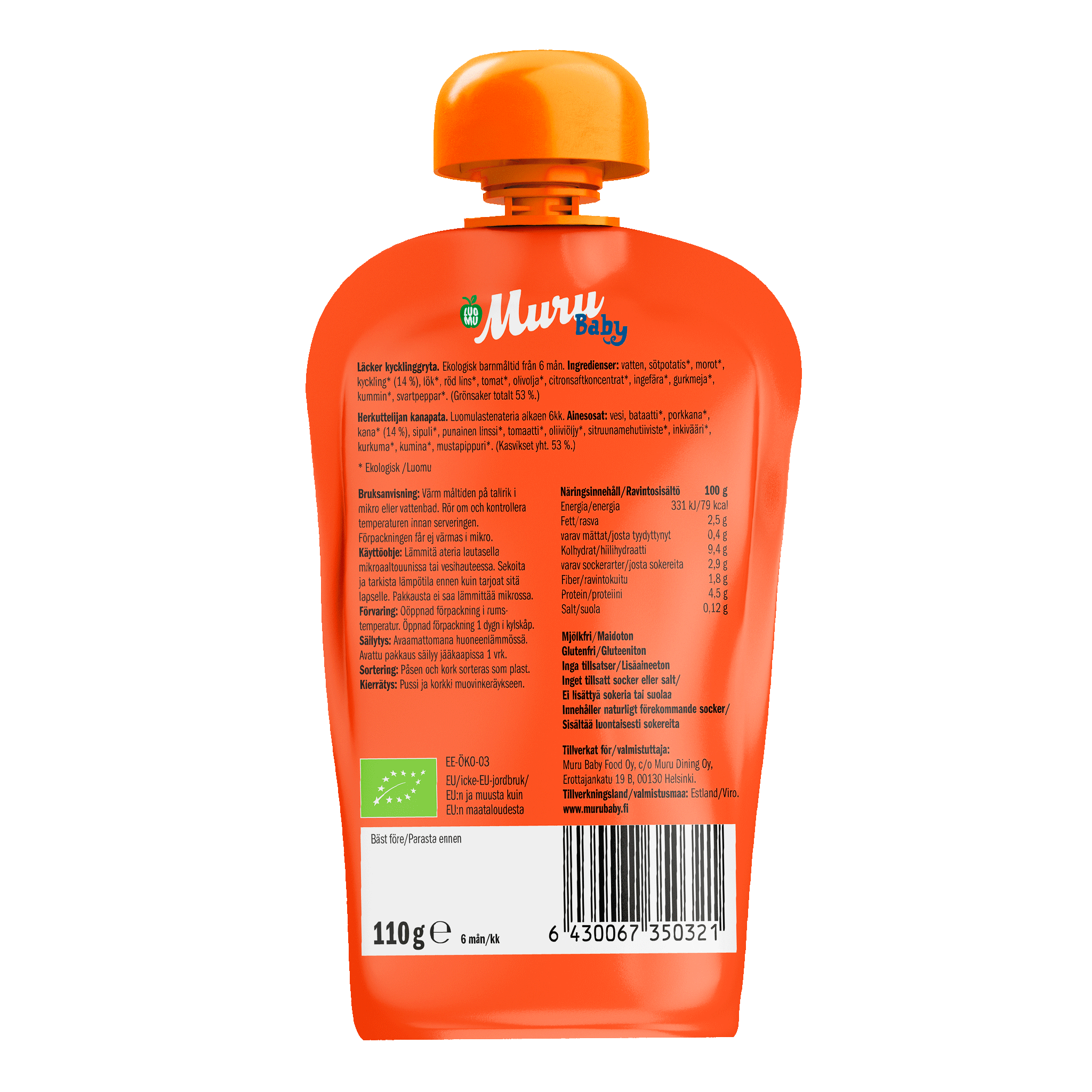 Herkuttelijan kanapata alk. 6kk | (6 x 110g)