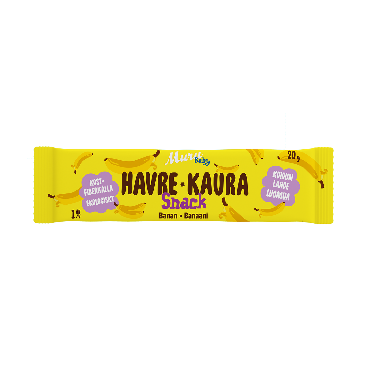 Oat Bar with Banana | 16-pack Muru Baby Online Store