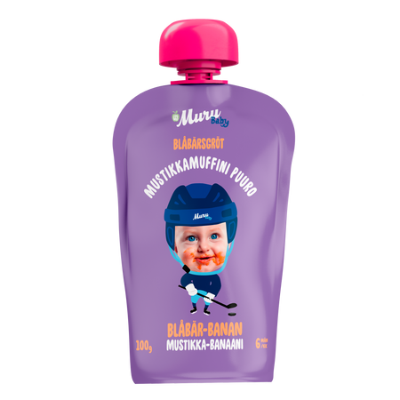 Mustikkamuffini puuro | (6 x 100g)