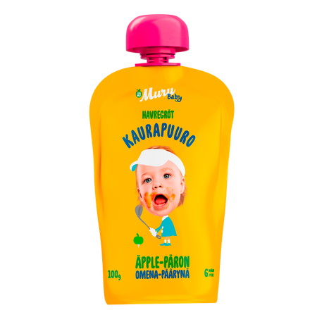 Omena-päärynä kaurapuuro | (6 x 100g)