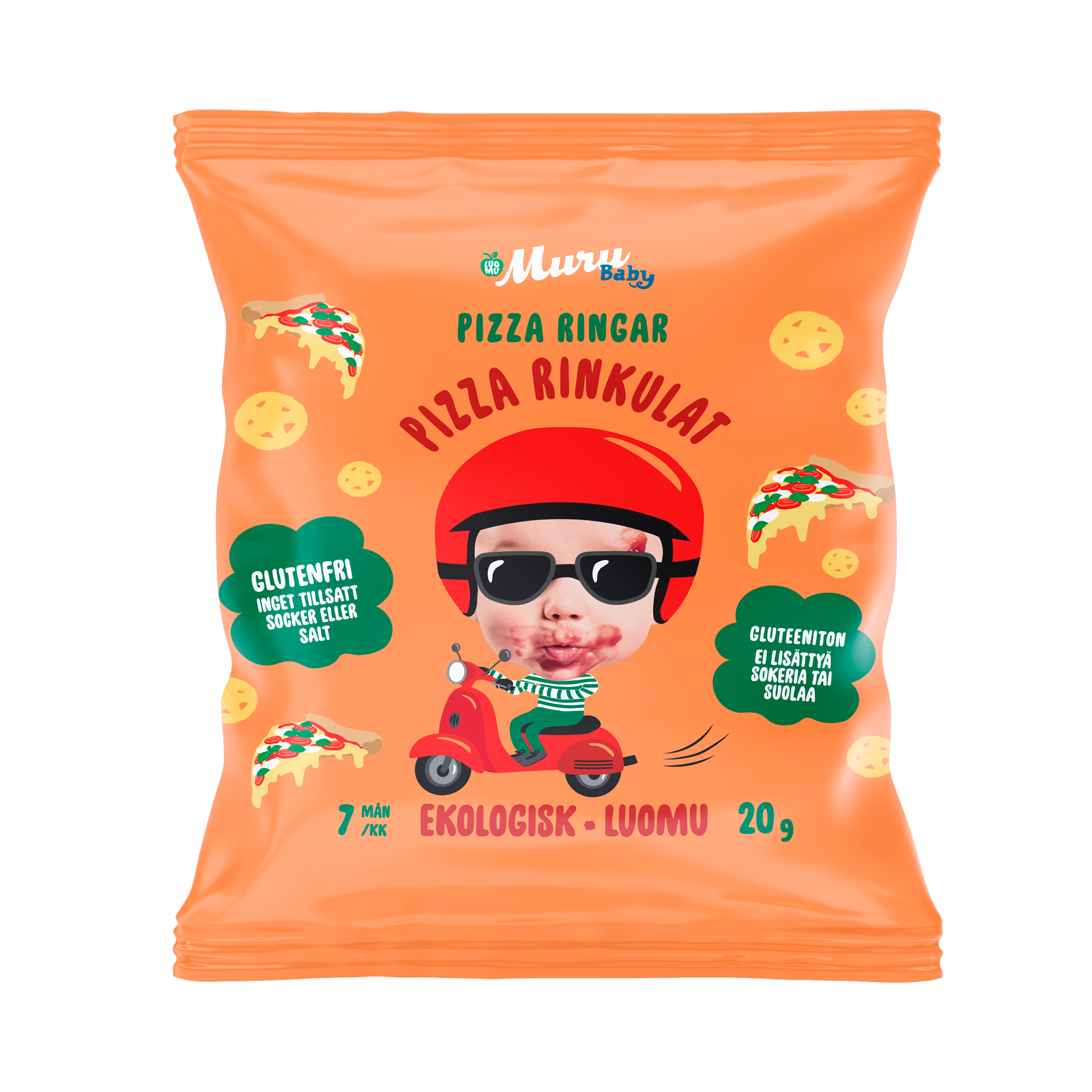 Pizza rinkulat | 8-pakkaus