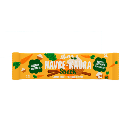 Kaurapatukka porkkanaleivos | 16-pakkaus