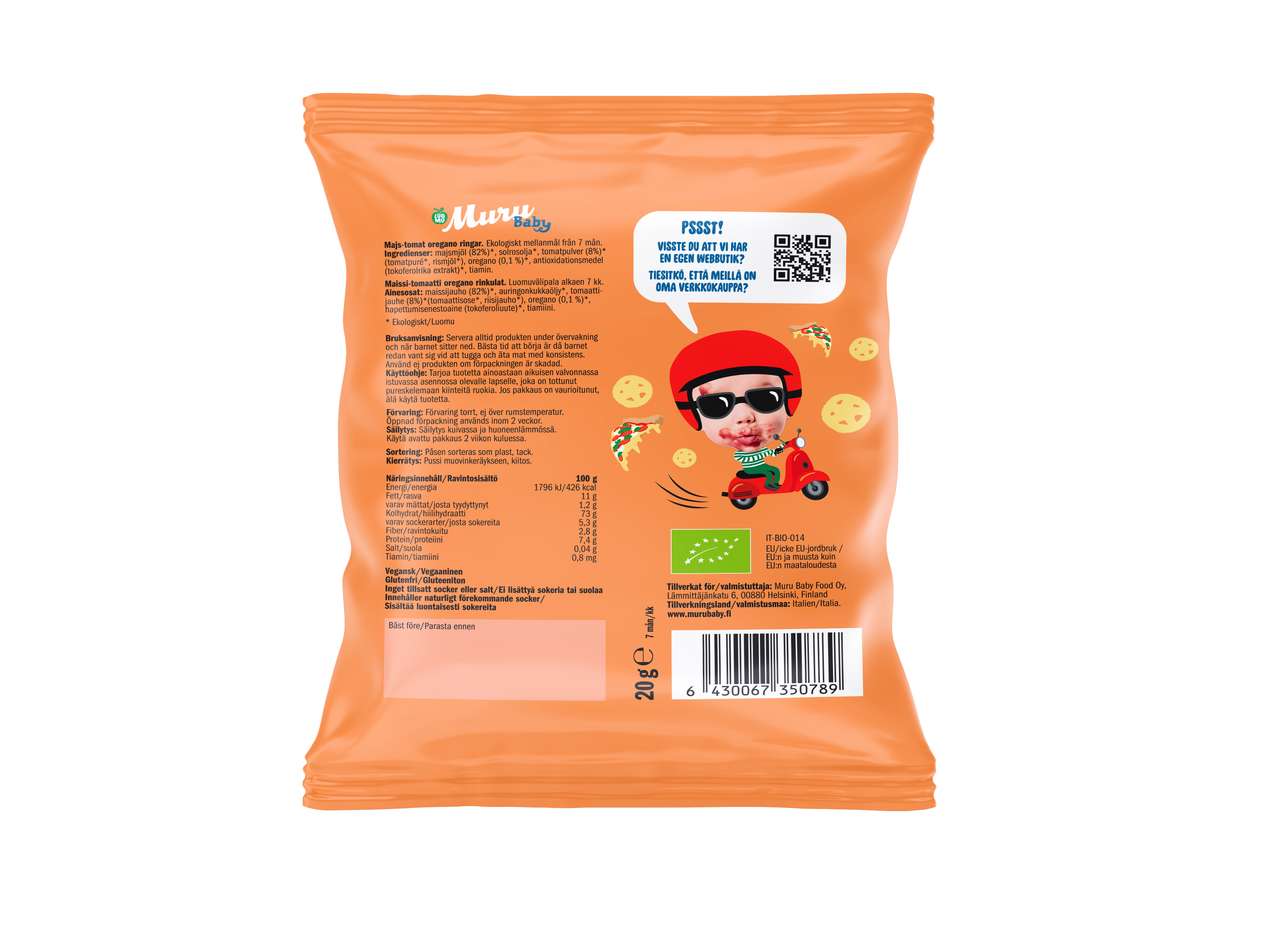 Pizza rinkulat | 8-pakkaus